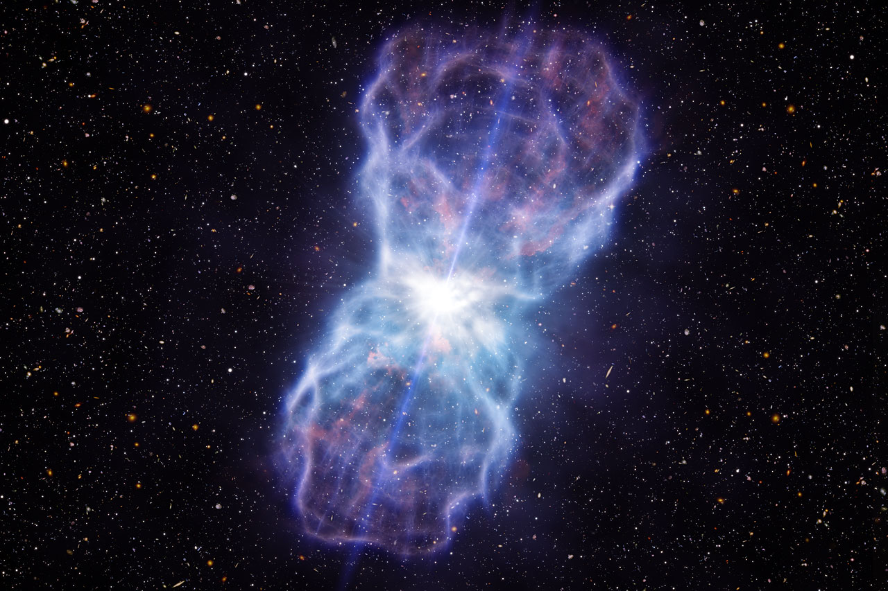 Biggest Black Hole Blast Ever Could Solve Cosmological Mystery
